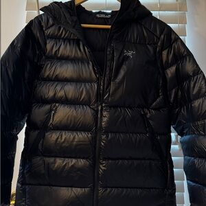 Arc’teryx cerium SV hoodie - womens med, black, never worn, new without tags.